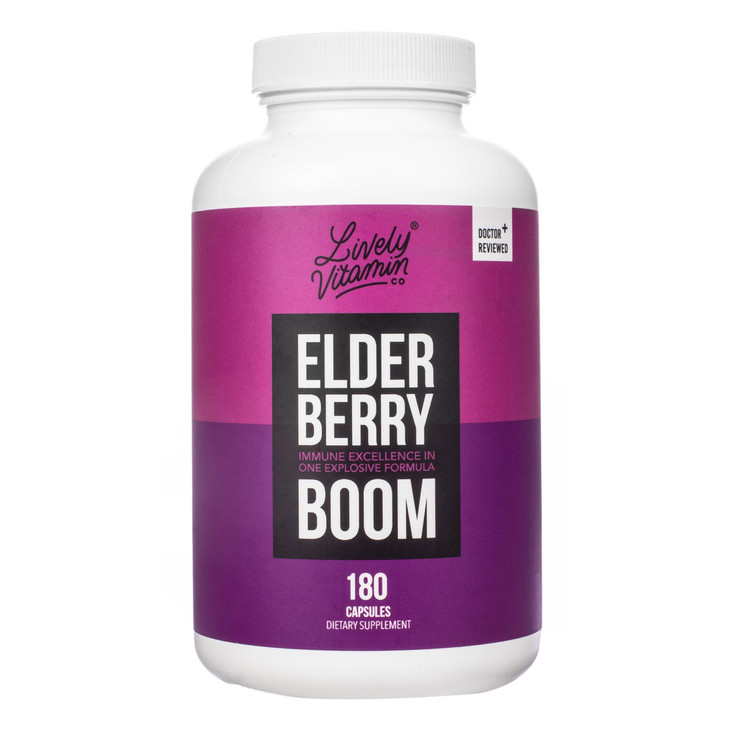 LIVELY VITAMIN CO. Elderberry Boom - Boosts Immune Function