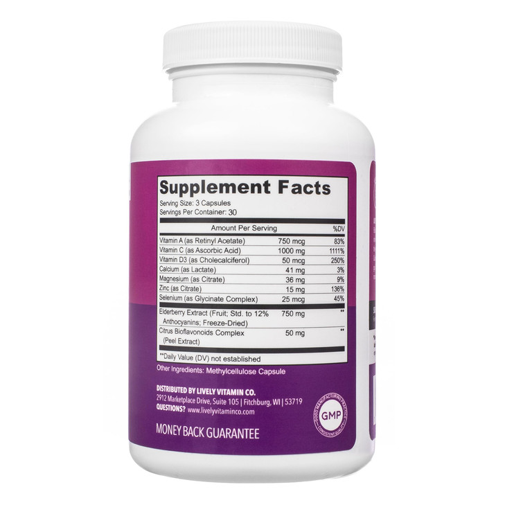 LIVELY VITAMIN CO. Elderberry Boom - Boosts Immune Function