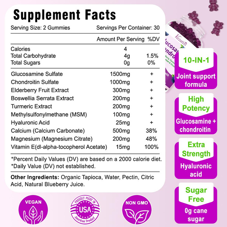 Vazatisi Glucosamine Chondroitin Gummies