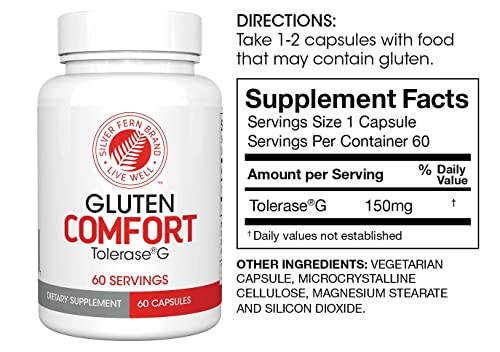 Silver Fern Gluten Comfort with Tolerase G - 2 Bottles