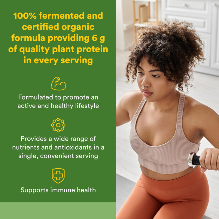 Whole Earth & Sea from Natural Factors, Organic Fermented Greens, Vegan Whole