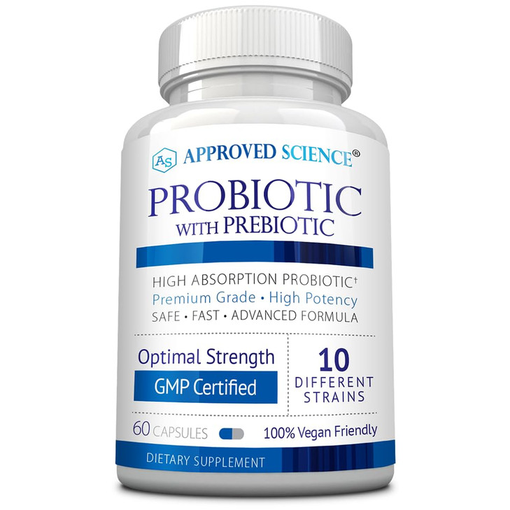 Approved Science Probiotic with Prebiotic - 10 Strains