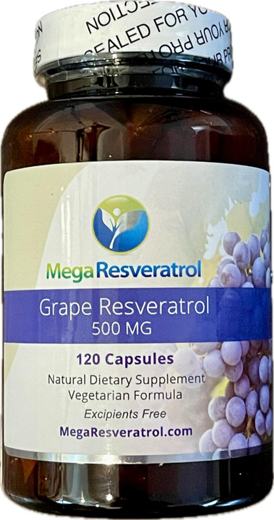 Mega Resveratrol Red Grape Skin, Piceid Resveratrol, Water-Soluble/High