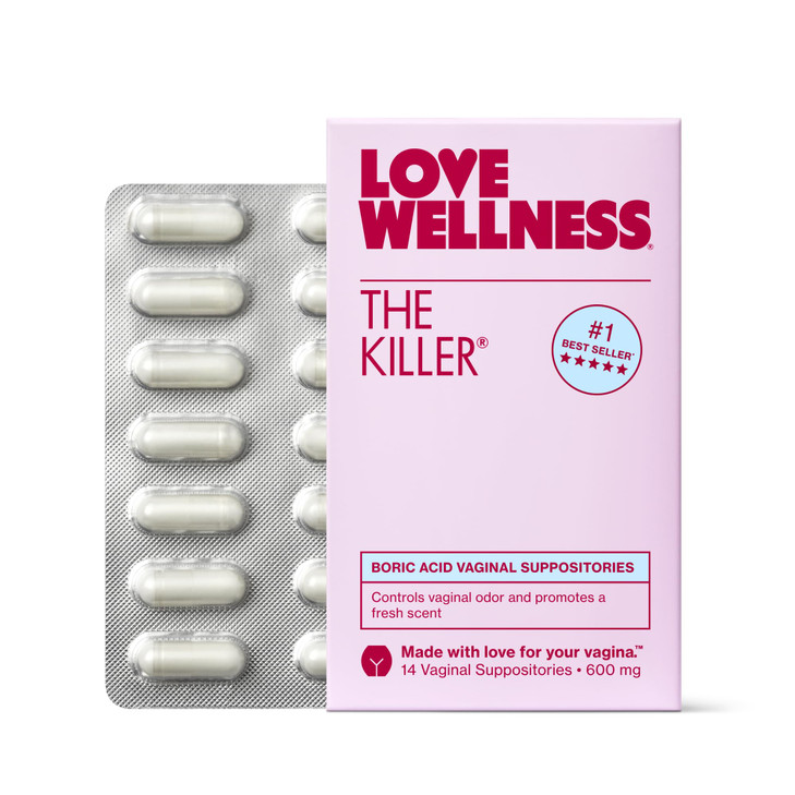 Love Wellness The Killer - Boric Acid Vaginal Suppositories