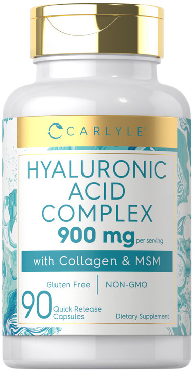 Carlyle Hyaluronic Acid Complex 900 mg - with Collagen and MSM