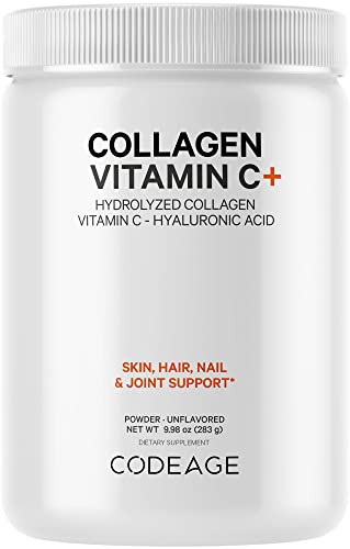 Codeage Collagen Peptides Powder + Vitamin C