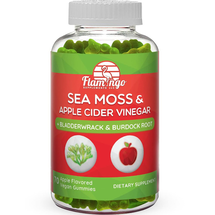 Sea Moss Gummies with Apple Cider Vinegar, Bladderwrack, and Burdock Root