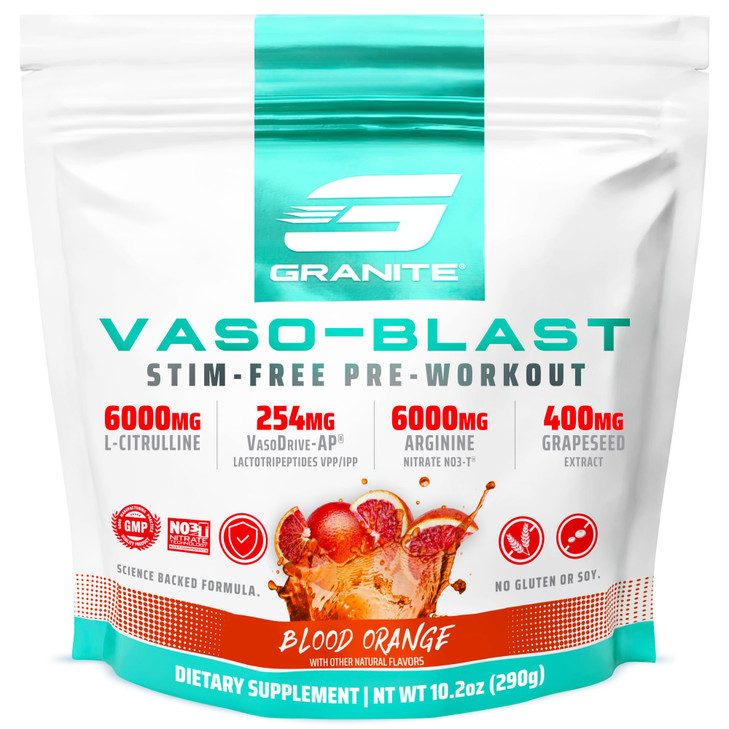 Granite Nutrition Vaso Blast Stim-Free Pre Workout
