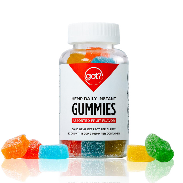 Got? Hemp Gummies - Assorted Fruit Flavor - Daily Instant Edible Gummies