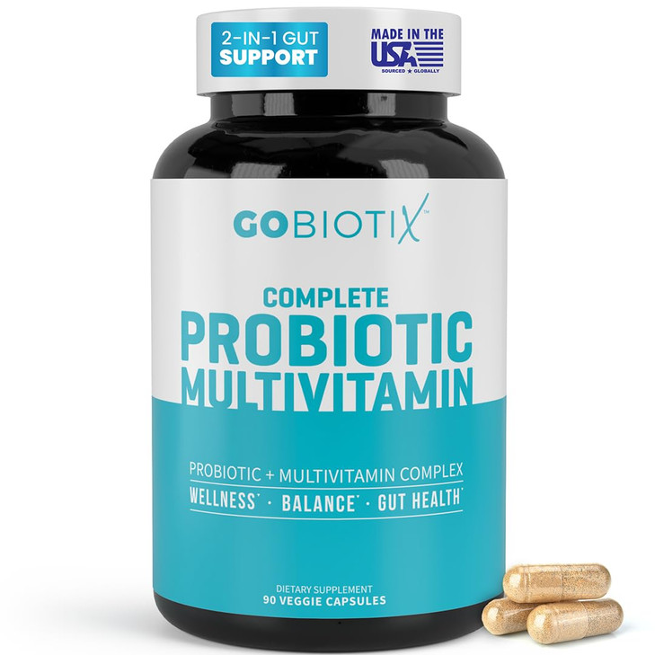 GOBIOTIX Multivitamin with Probiotics and Digestive Enzymes