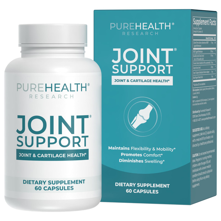 PUREHEALTH RESEARCH Joint Support NEM Eggshell Membrane with Boswellia Extract
