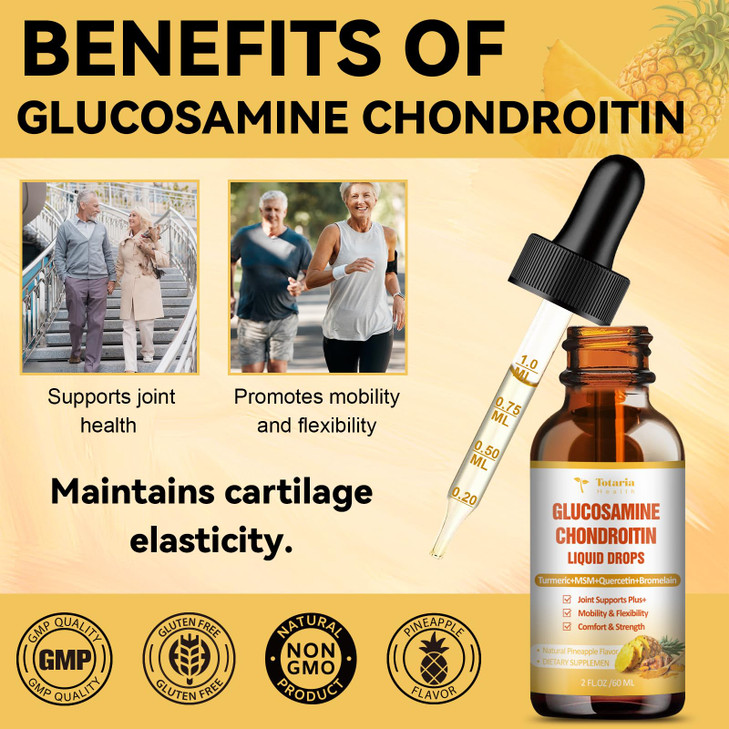 Glucosamine Chondroitin MSM Liquid Drops FSA-HSA