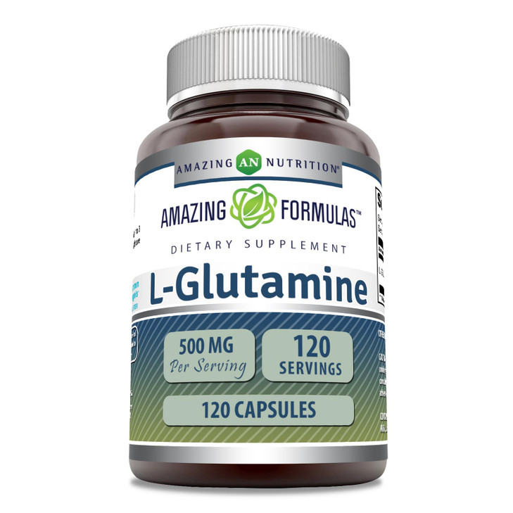 Amazing Formulas L-Glutamine Amino Acid Supplement - Made in USA (1 Pack