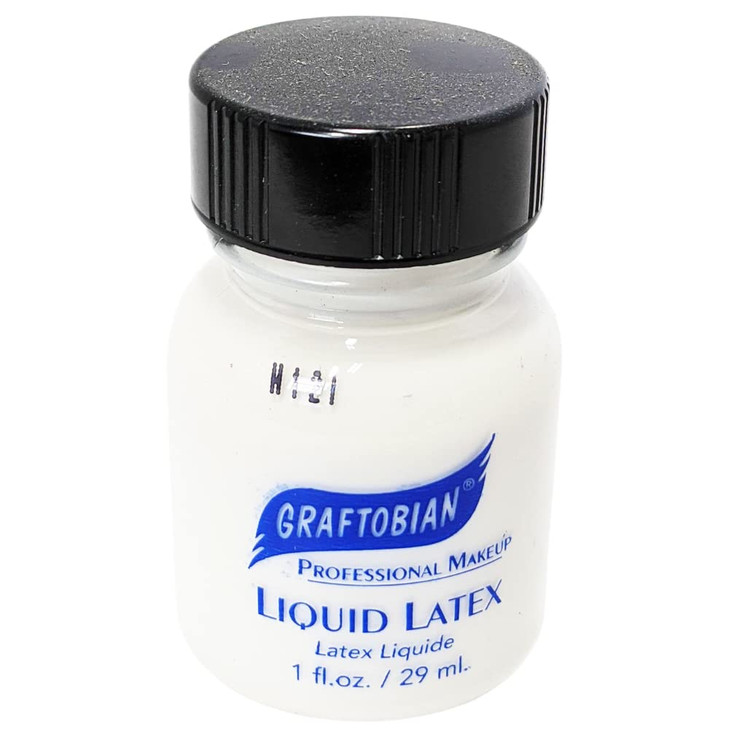 Graftobian Liquid Latex SFX Makeup - Professional Skin Safe Adhesive for Special Effects and Body FX, For Theatrical Stage, Cosplay, and Halloween Ma