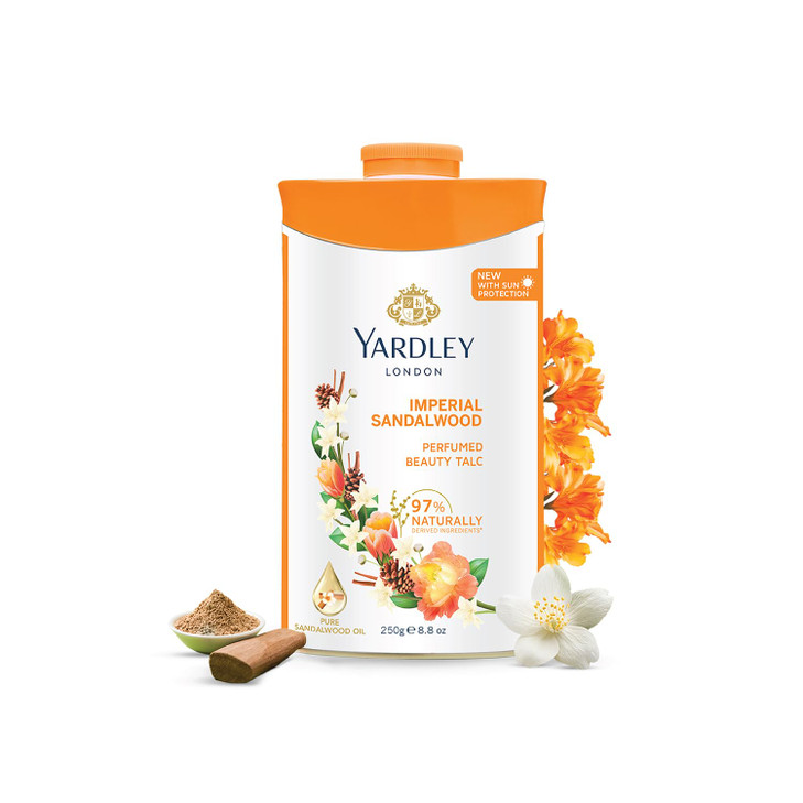 Yardley Sandalwood Perfumed Talc, 250 g