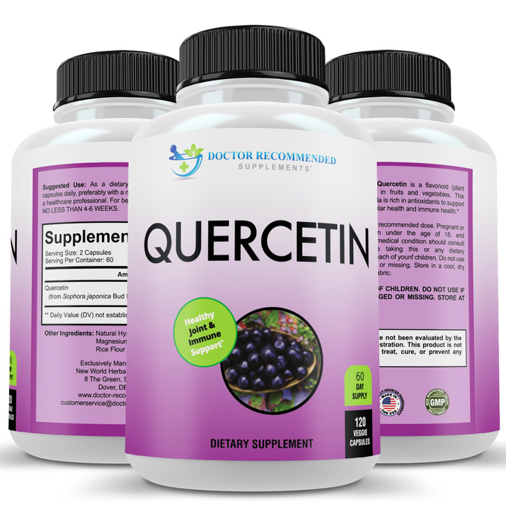 DOCTOR RECOMMENDED SUPPLEMENTS Quercetin 1000mg Per Serving