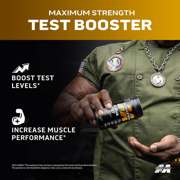 MuscleTech Testosterone Booster for Men, AlphaTest