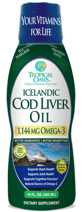 Tropical Oasis - Icelandic Cod Liver Oil