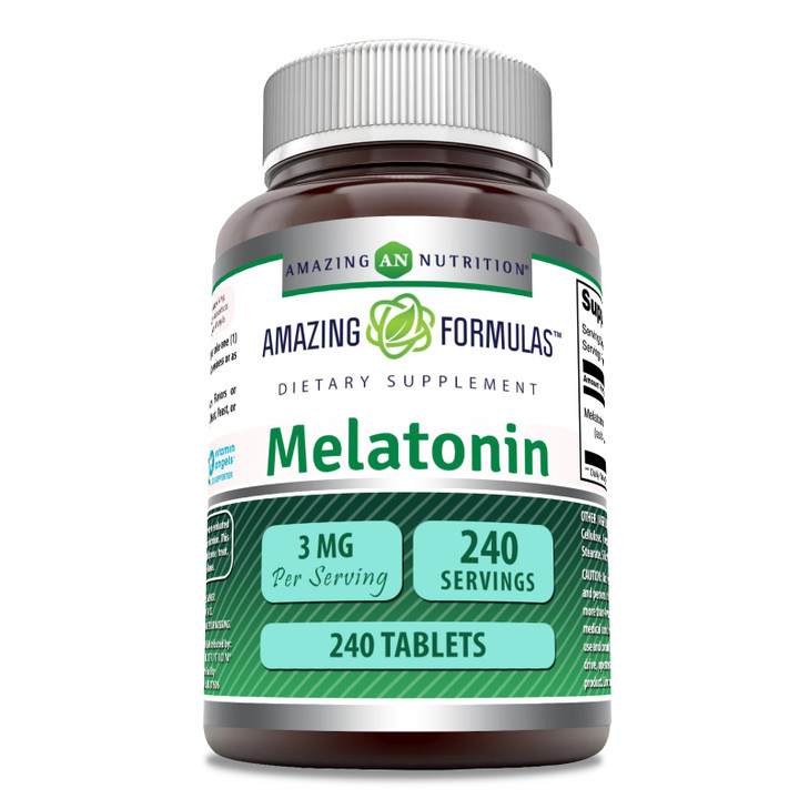 Amazing Formulas Melatonin Supplement - 3 Mg Per Serving