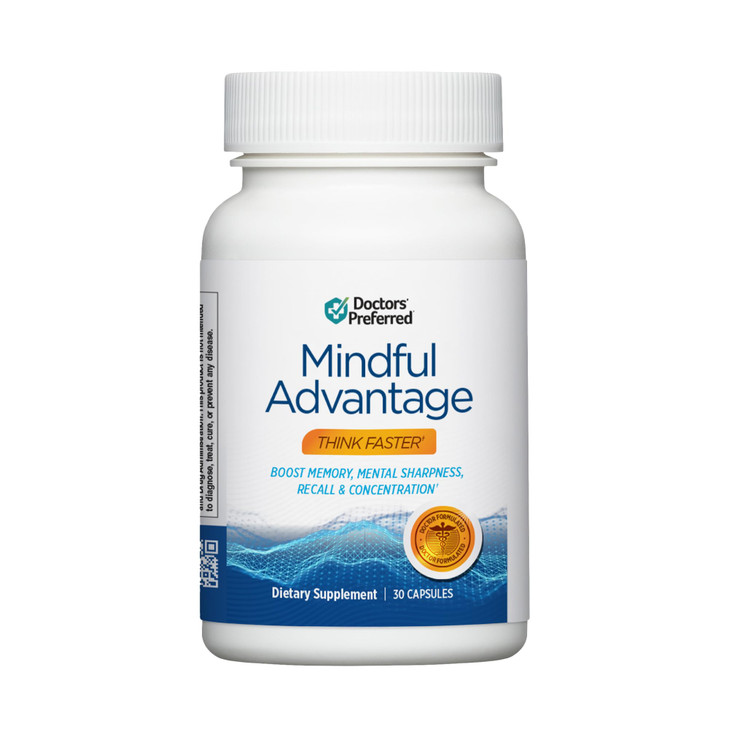 DOCTORS' PREFERRED Mindful Advantage Brain Supplements for Memory and Focus