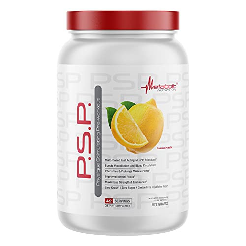 Metabolic Nutrition P.S.P. Physique Stimulating PreWorkout 672g Zero Sugar