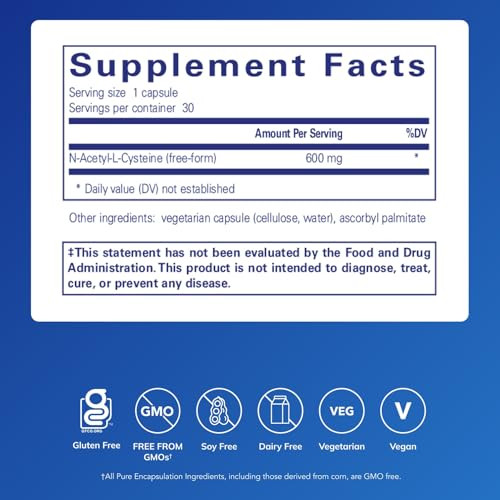 Pure Encapsulations NAC 600 mg