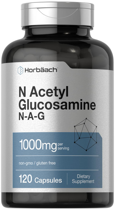 Horbaach N-Acetyl Glucosamine 1000 mg - 120 Capsules
