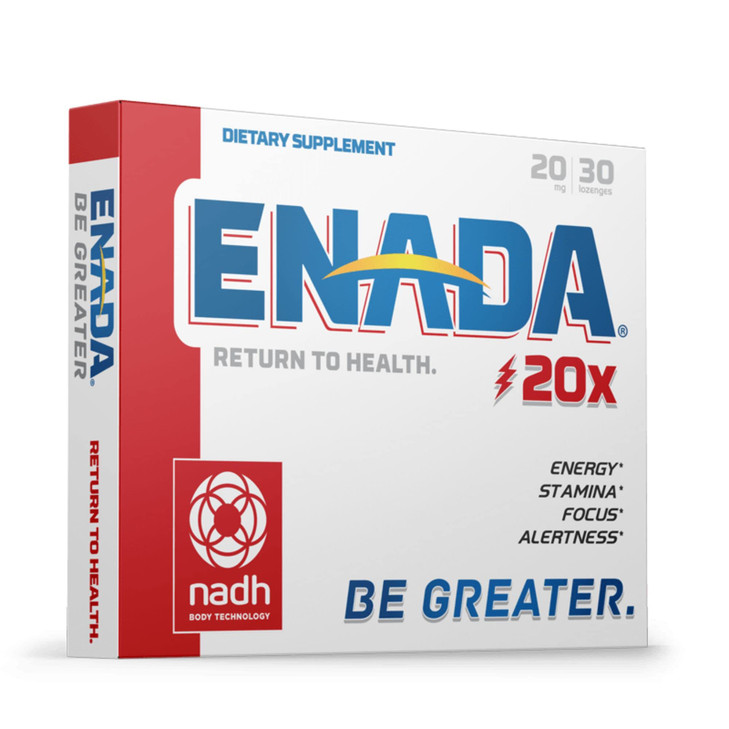 ENADA 20 x NADH Supplement - Boost Energy, Mental Focus, Stamina