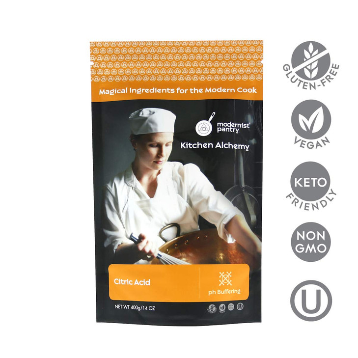 Pure Citric Acid ? Non-GMO Gluten-Free Vegan OU Kosher Certified - 400g/14oz
