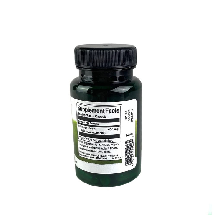 Swanson Full-Spectrum Hibiscus Flower - Herbal Supplement