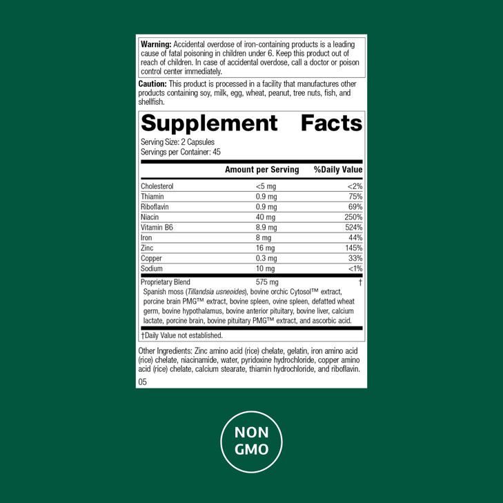 Standard Process Neuroplex - Supports Nervous & Endocrine System Function