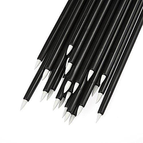 G2PLUS 100PCS Disposable Eyeliner Brush, Makeup Brushes Applicator, Cosmetic Eye Wands, Eyeliner Brush Applicator for Lip Liners, Eye Makeup, Eyelash