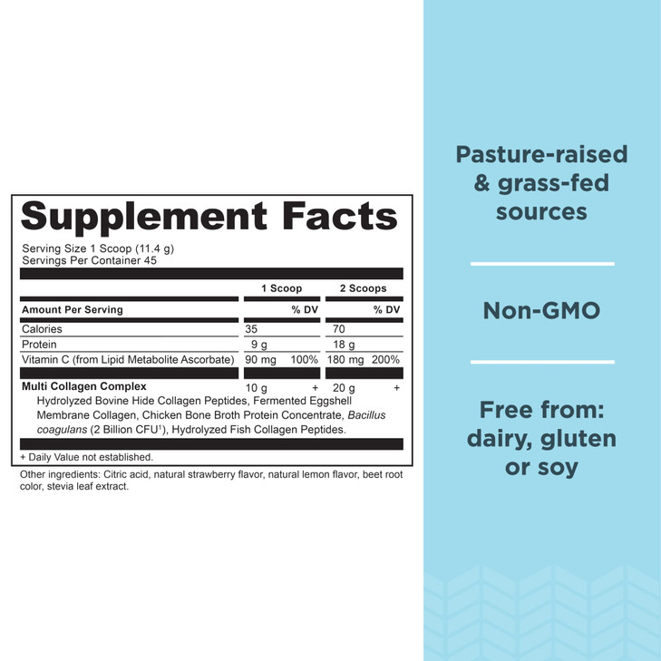 Ancient Nutrition Hydrolyzed Collagen Peptides Powder with Probiotics