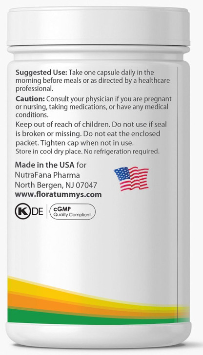 FloraTummys Best Probiotic for Women, Men and Kids. 12 Billion CFU, 4 Probiotic