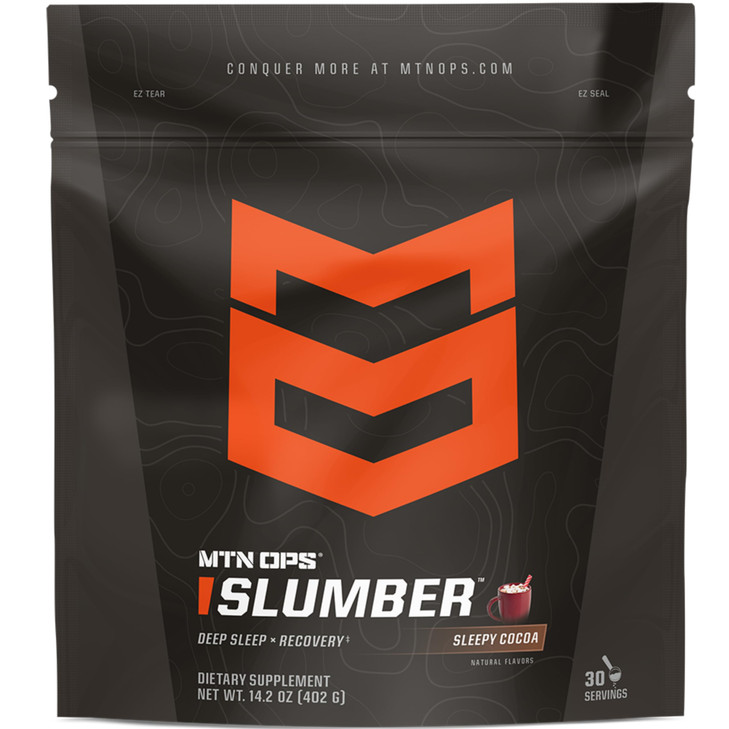 MTN OPS Slumber Sleep Aid for Muscle Recovery & Deep Sleep, Sleepy Cocoa Sleep