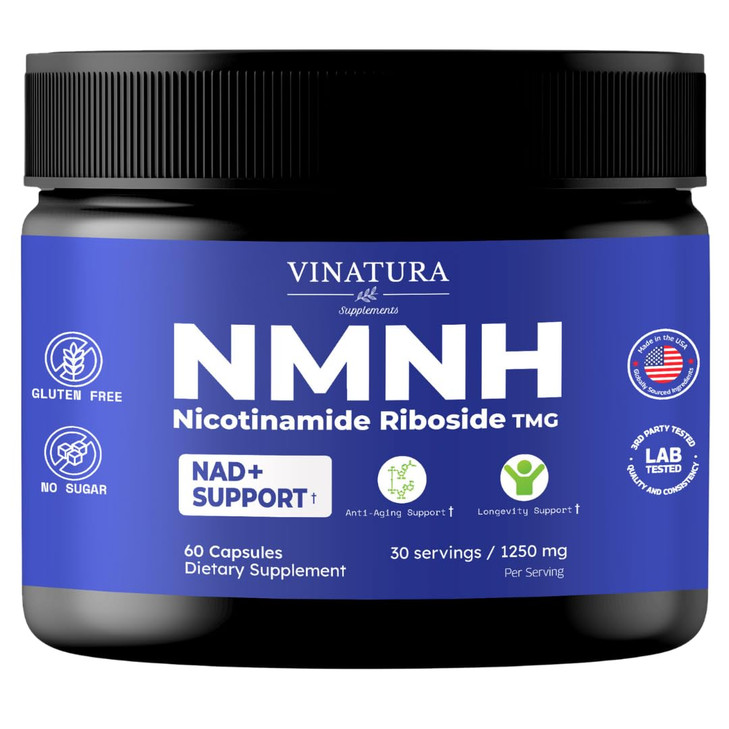 VINATURA NMNH (NMN Supplement Alternative) Nicotinamide Riboside & TMG