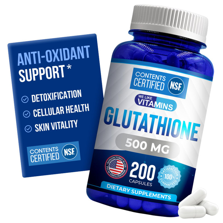 We Like Vitamins - NSF Certified Glutathione Supplement