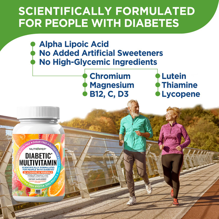 NutraPep Premium Multivitamin Chewable Gummies for Women & Men