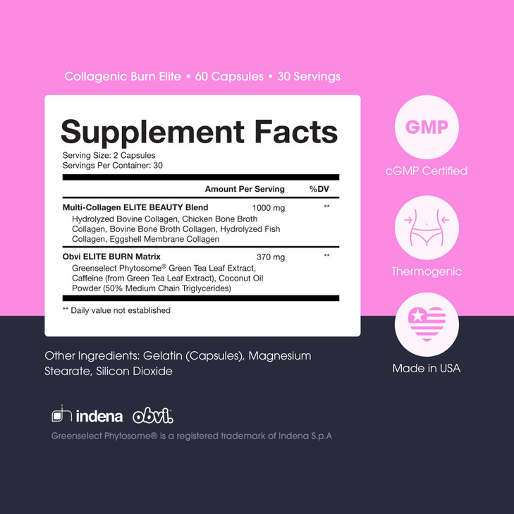 Obvi Burn Elite - Supports Metabolism Boost, Energy, and Focus