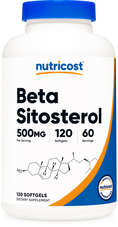 Nutricost Beta Sitosterol 120 Softgels, 500mg