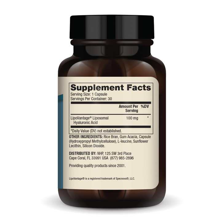Dr. Mercola Liposomal Hyaluronic Acid, 30 Servings (30 Capsules), 100 mg Per
