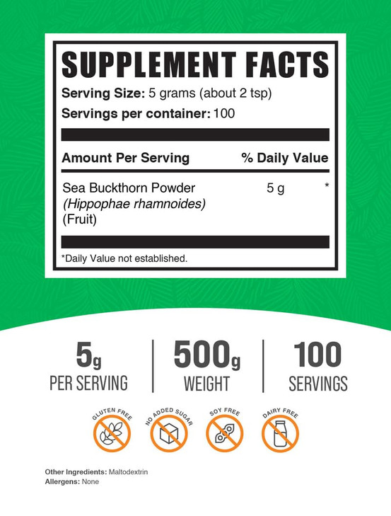 BulkSupplements.com Sea Buckthorn Powder