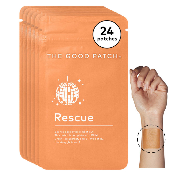 The Good Patch Rescue Recovery Patch, Natural Patch with DHM, Vitamin B1