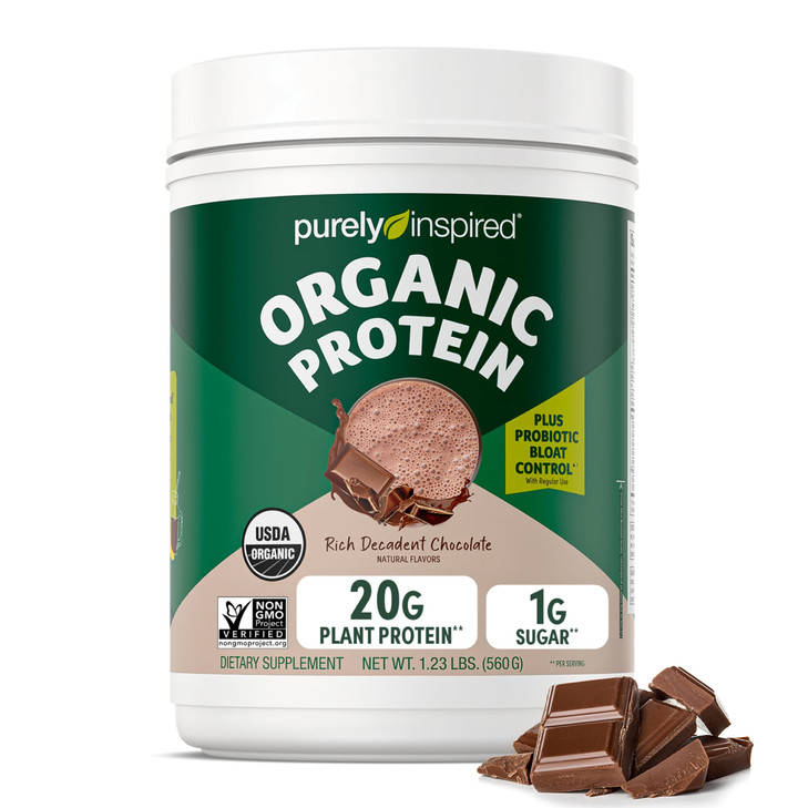 Purely Inspired Plant-Based Protein Powder for Men & Women, Rich Decadent