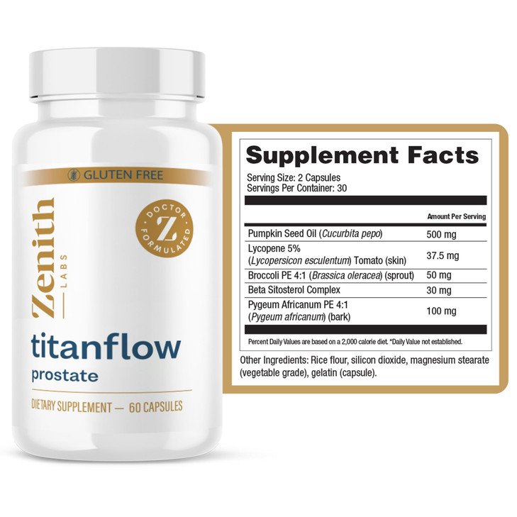 Zenith Labs - TitanFlow - Prostate Supplements for Men