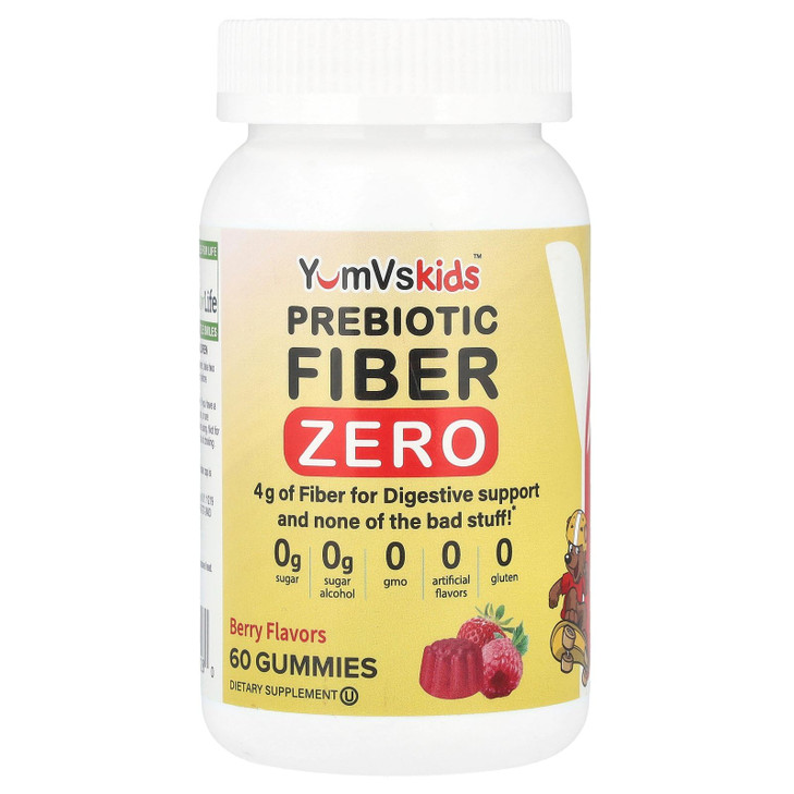 Prebiotic Fiber Zero Gummies for Kids by YumVs