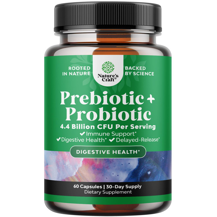 Prebiotics and Probiotics Gut Health Supplement