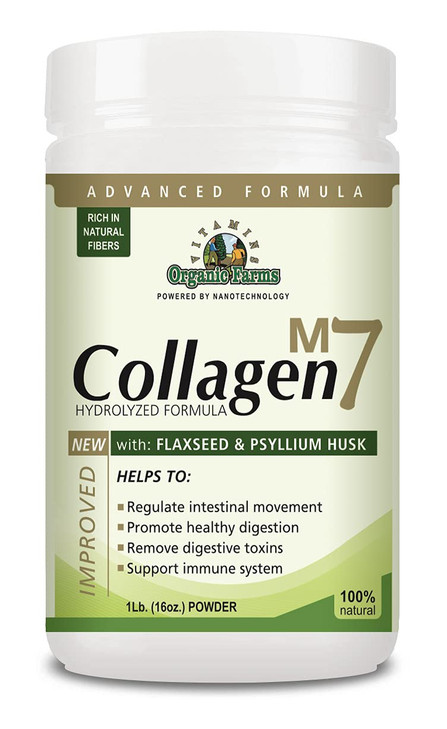 Organic Farms Vitamins Collagen M7-1Lb. (16oz.) Powder