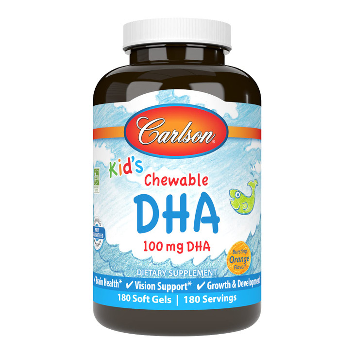 Carlson - Kid's Chewable DHA, 100 mg DHA,