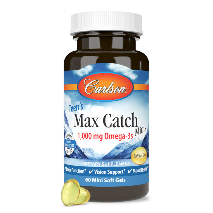 Carlson - Teen's Max Catch Minis, 1000 mg